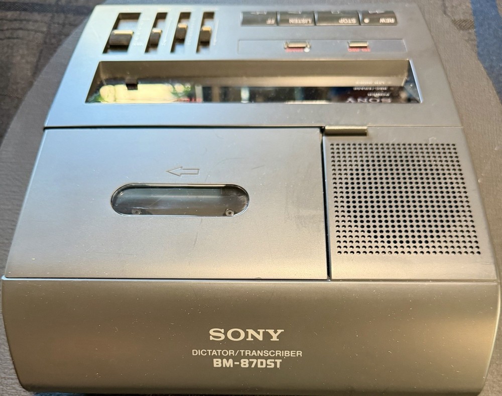 Sony BM-87DST Standard Cassette Transcriber