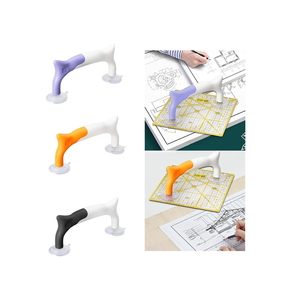 Suction Cups Ruler Handle Sewing Ruler Handle Ruler Holder