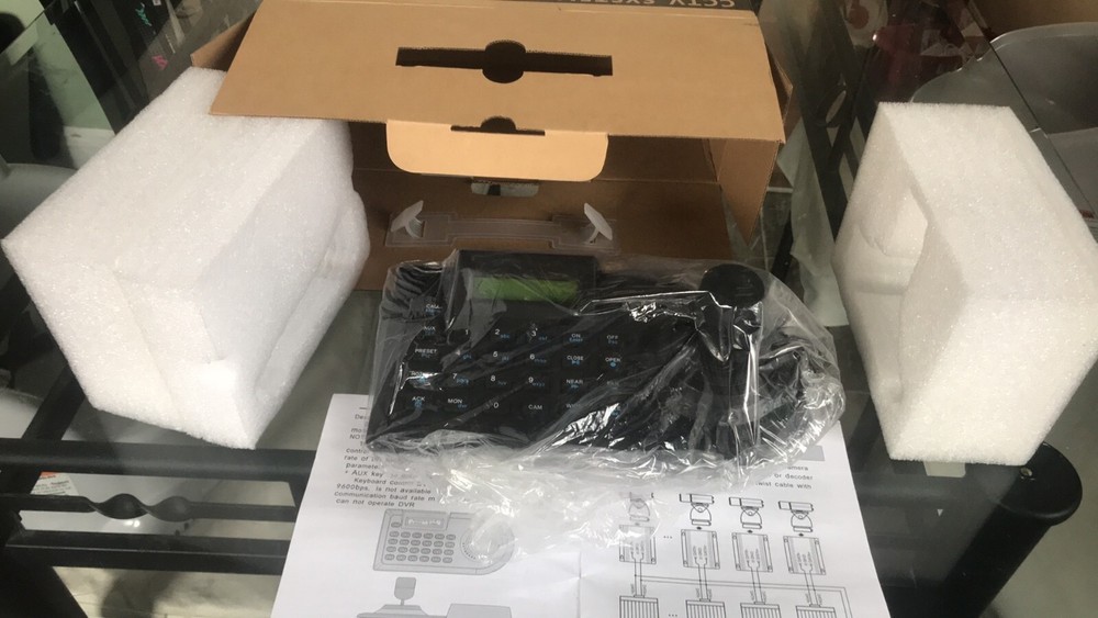 CCTV 3D Joystick Keyboard Controller - Model YN 313C, Communications RS485