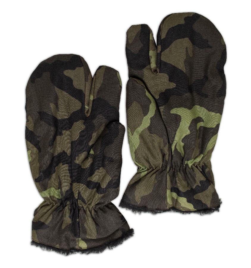 CZECH MILITARY M95 CAMO TRIGGER MITTS