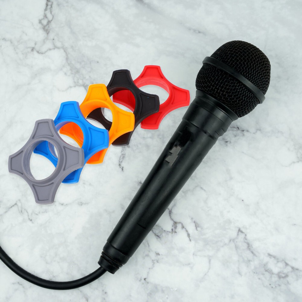 5pcs Anti Roller Ring Microphone Ring Wireless Microphone Ring Mic