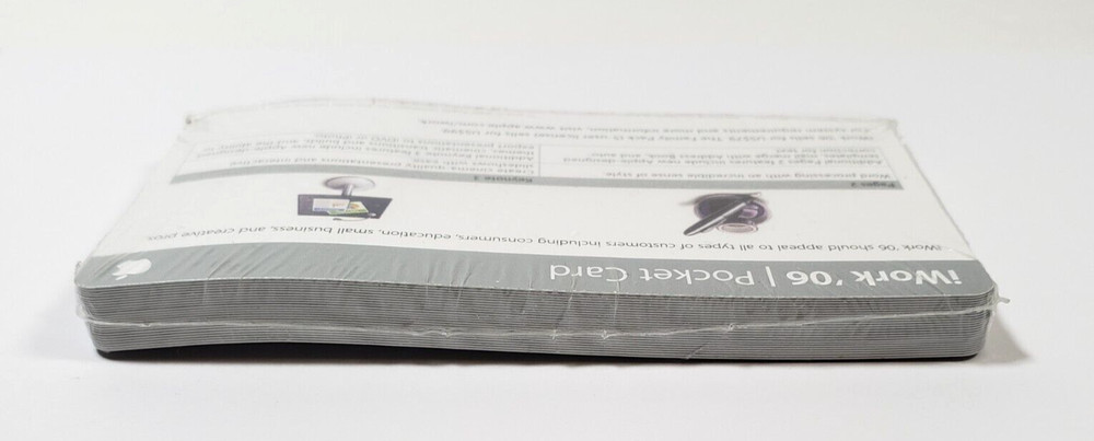 Sealed Bundle 2006 Apple Computer iWork '06 Pocket Card Sales Training Only