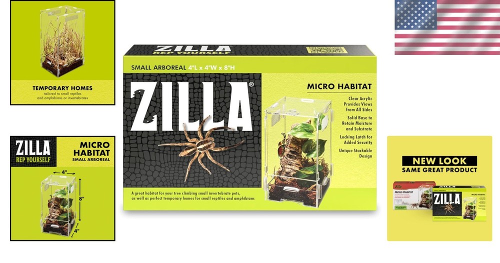 Stackable Micro Habitat for Reptiles & Invertebrates