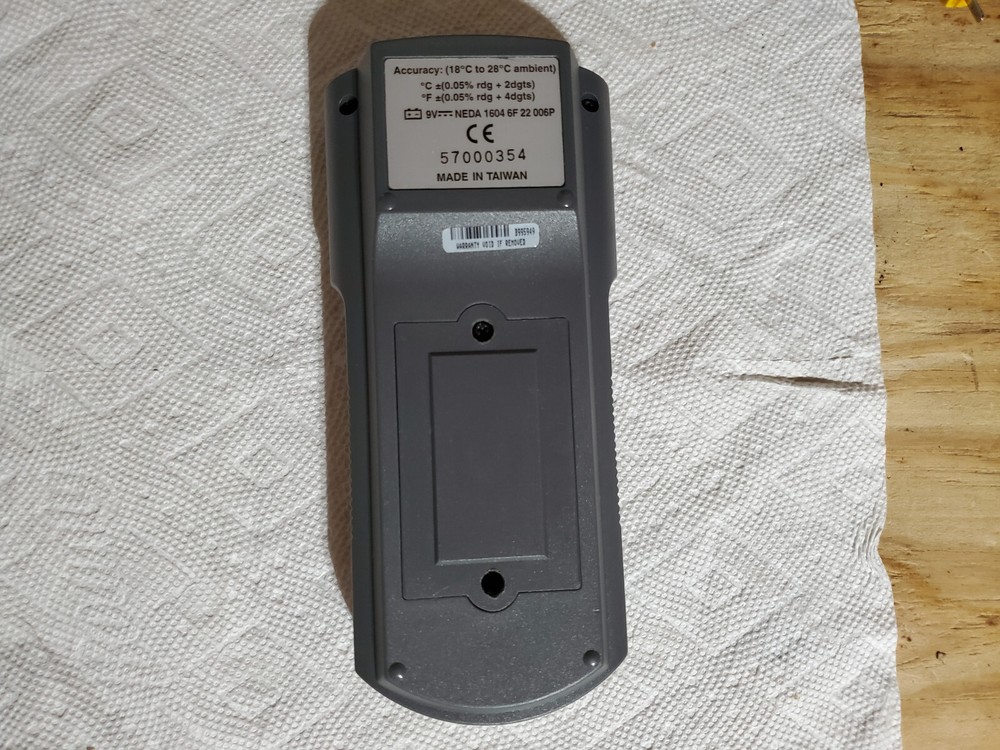 Extech 421504 Dual Input Thermometer with Probe