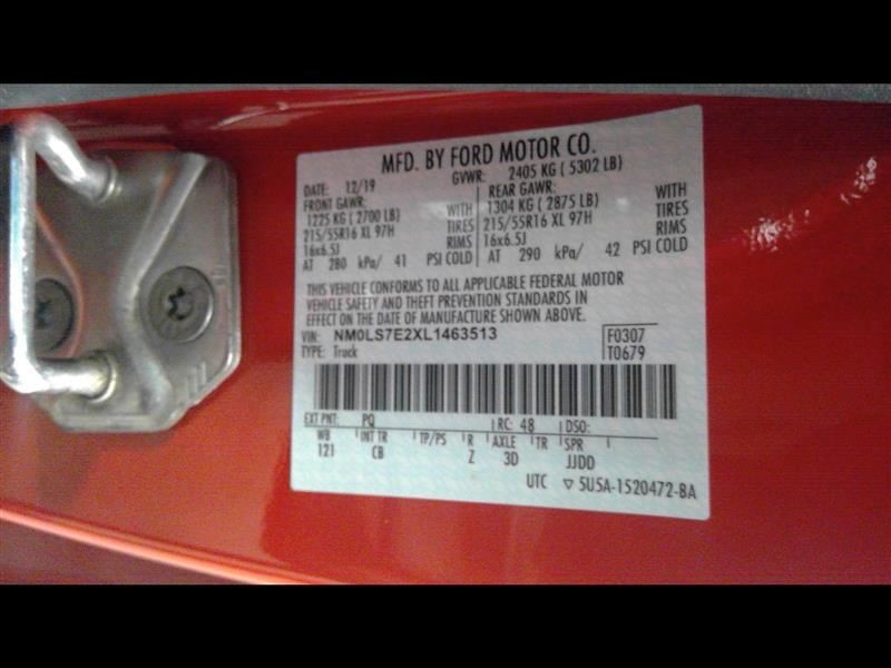 Camera/Projector Camera Front Fits 19-23 TRANSIT CONNECT 2306137