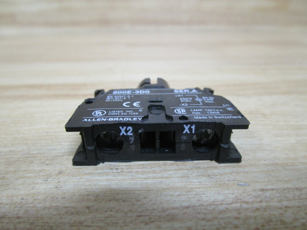 Allen Bradley 800E-3D0 Pilot Light Module 800E-3DO W/O Bulb