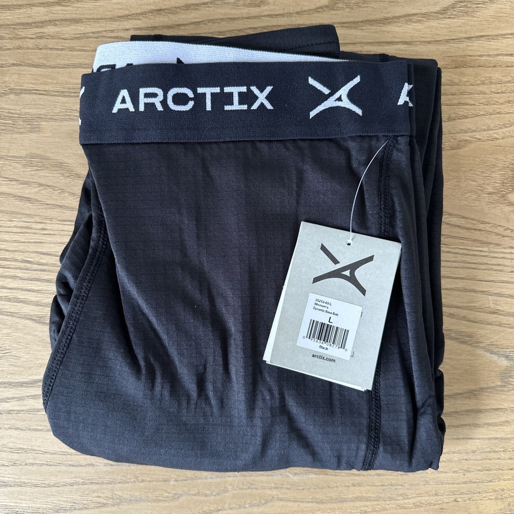Arctix Power Base Layer Pants for Women, Black, New