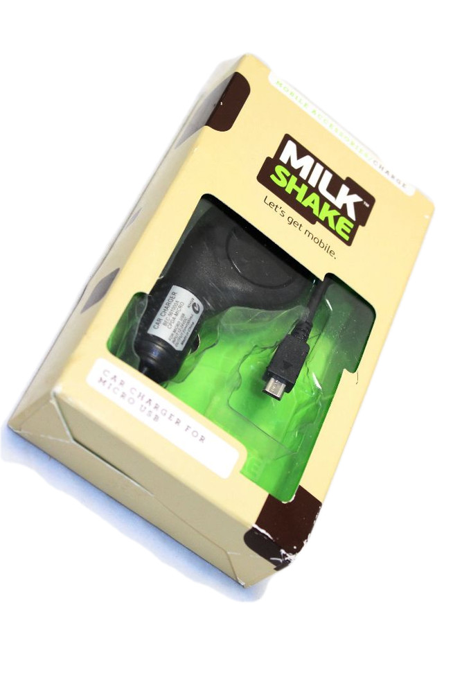 Milk Shake Micro USB Car Charger 1000mAh