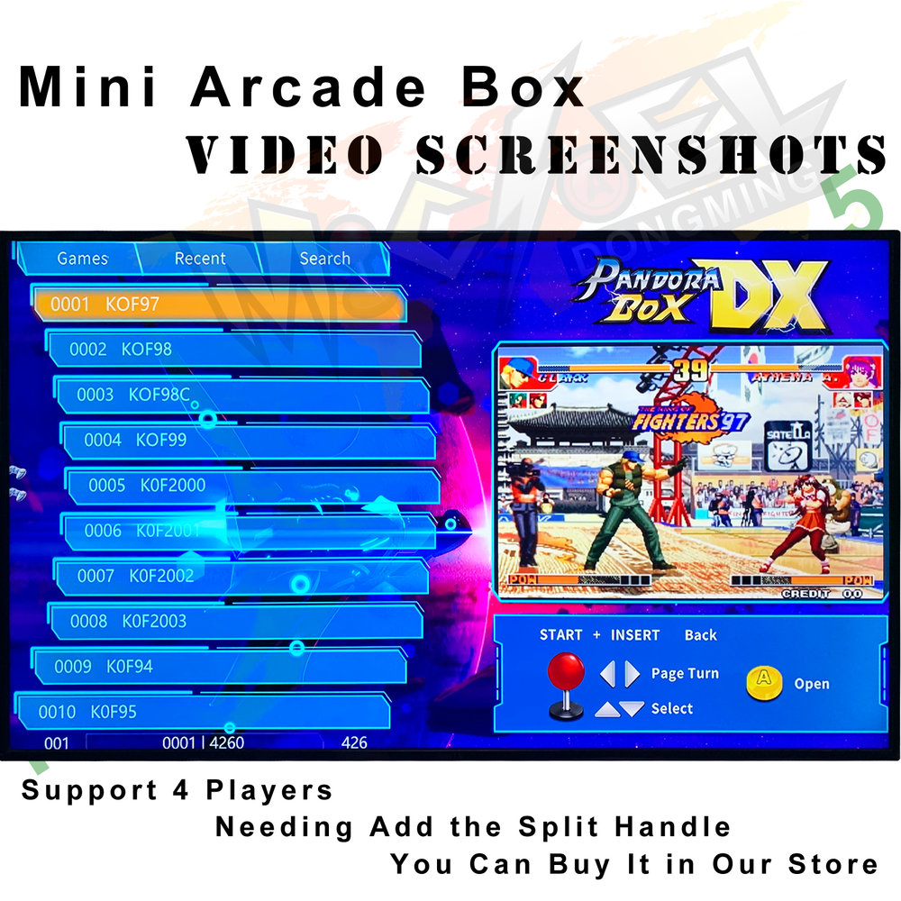 4260 Games 720P Pandora's Box DX Mini Arcade with Wired Controller Controller