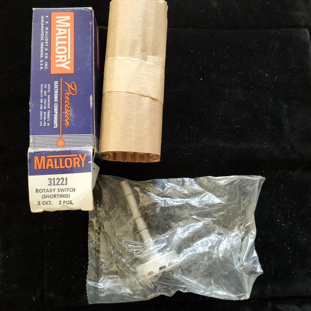MALLORY #3122J Rotary Switch (Shorting)