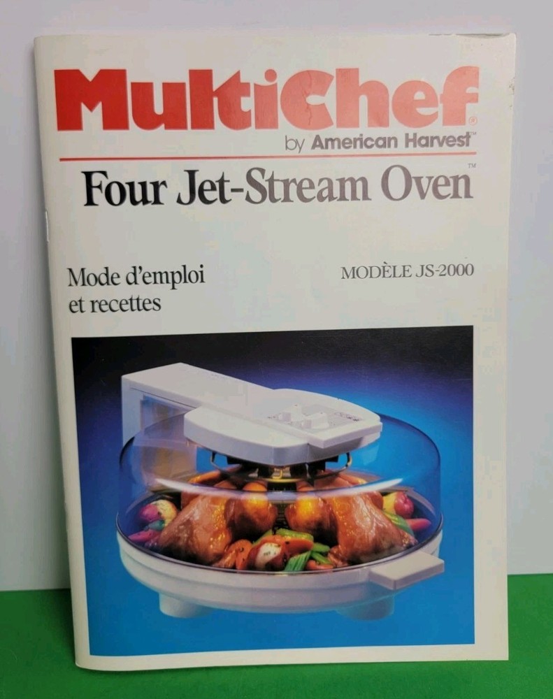American Harvest Jet Stream Oven Instruction Manual - JS-3000
