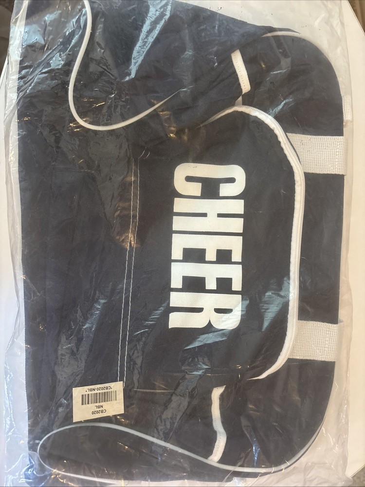 navy blue cheer bag