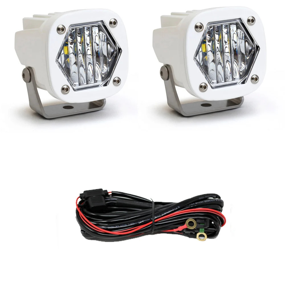 Baja Designs Pair S1 Wide Cornering LED Lights White