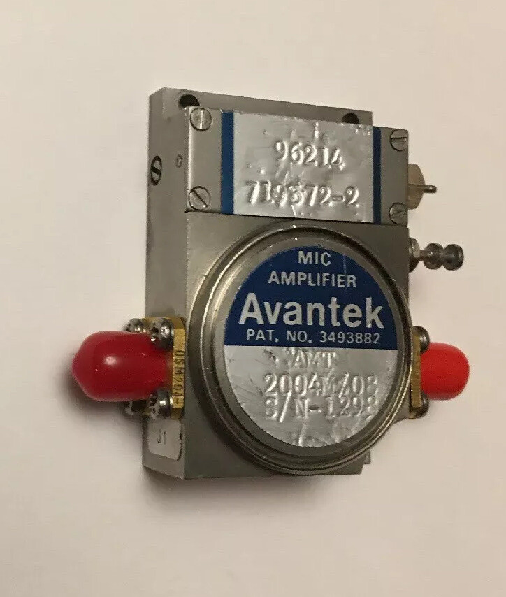 AVANTEK MIC SOLID STATE AMPLIFIER MODEL AMT 2004M/08. MICROWAVE PART.