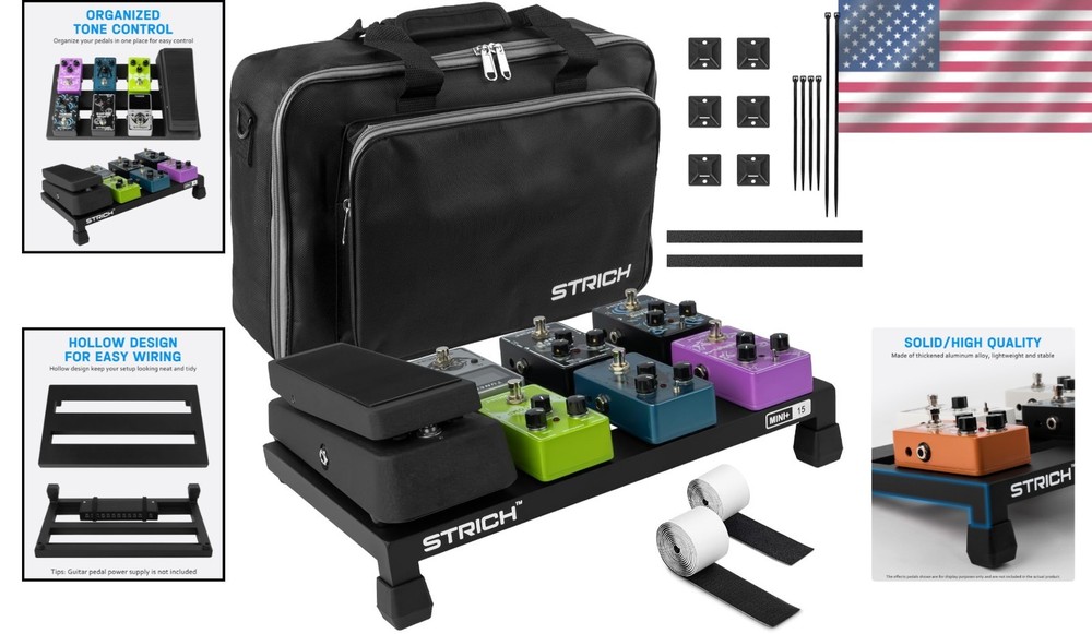 Professional Quality Pedal Board with Unique Angle Design