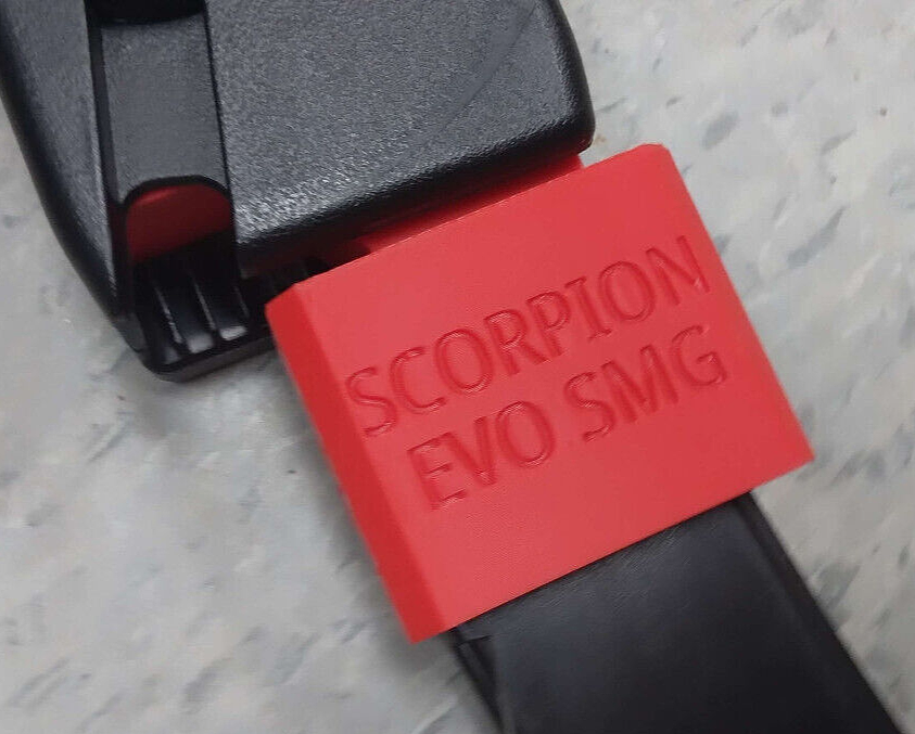 Airsoft ASG Scorpion Evo SMG Odin Speedloader Adapter (Red)