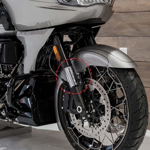 Motorcycle Front Fork Guards Protectors, Lower Fork Leg Covers Forged Pattern