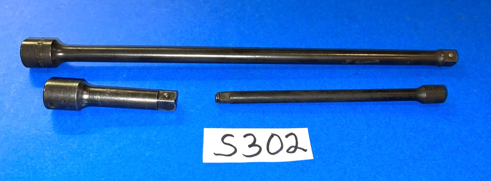 SNAP-ON TOOLS 3 PIECE 1/4 & 3/8 DRIVE SNAP RING & LOCKING PIN EXTENSIONS