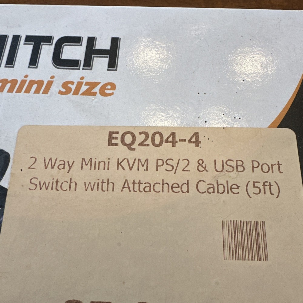 Brand New KVM Switch Mini Size