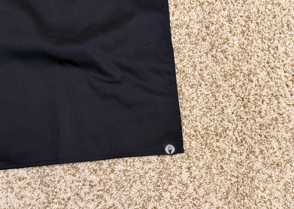 Chef Works Basic Black Bin Apron Item# APKBL