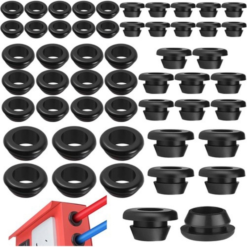 70pack Elastics Cable Entry Sealing Grommets For Switchboards And Control Panel