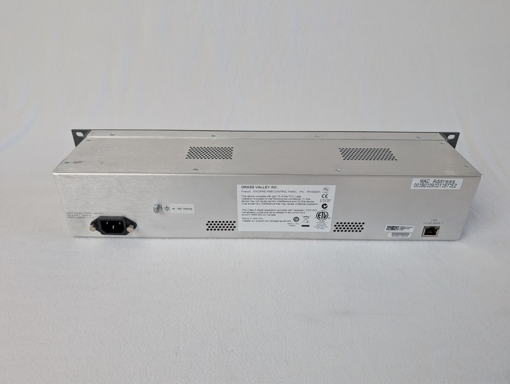 USED Grass Valley Encore/Prelude PMB Control Panel