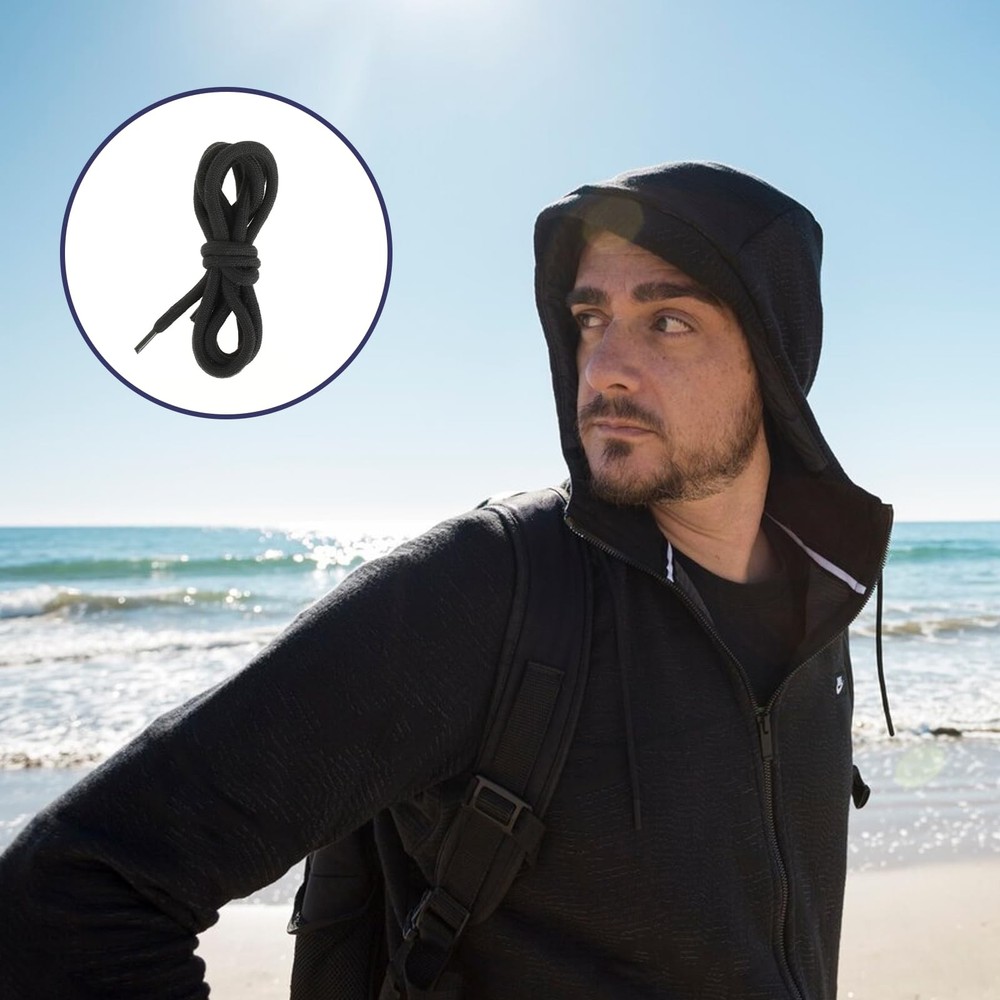 Replacement Drawstring Cords with Plastic Threaders for Hoodies and Sweatpants