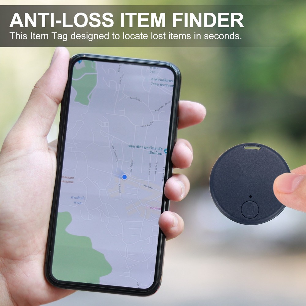 Bluetooth Tracker (for IOS) GPS Tracker Pink Round