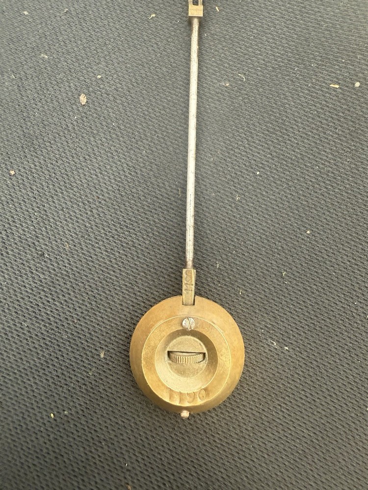 Antique French Brass Wall Clock