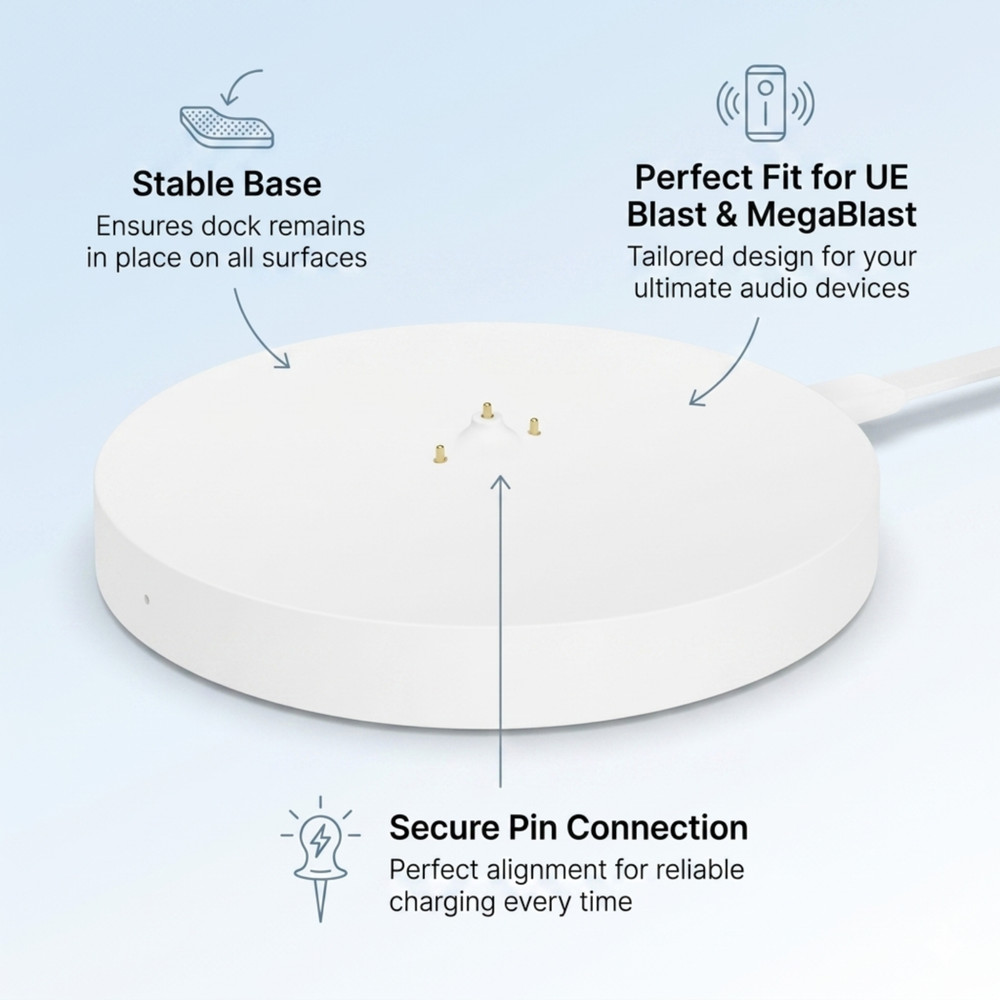 Charging Dock for UE Boom Blast & MegaBlast (Without D-Ring) (Restored)