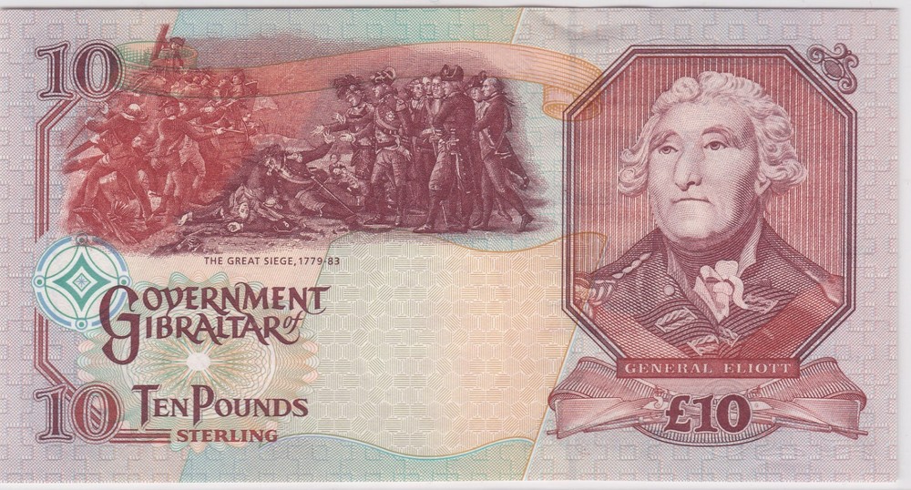 Gibraltar 10 Pounds 2006 UNC