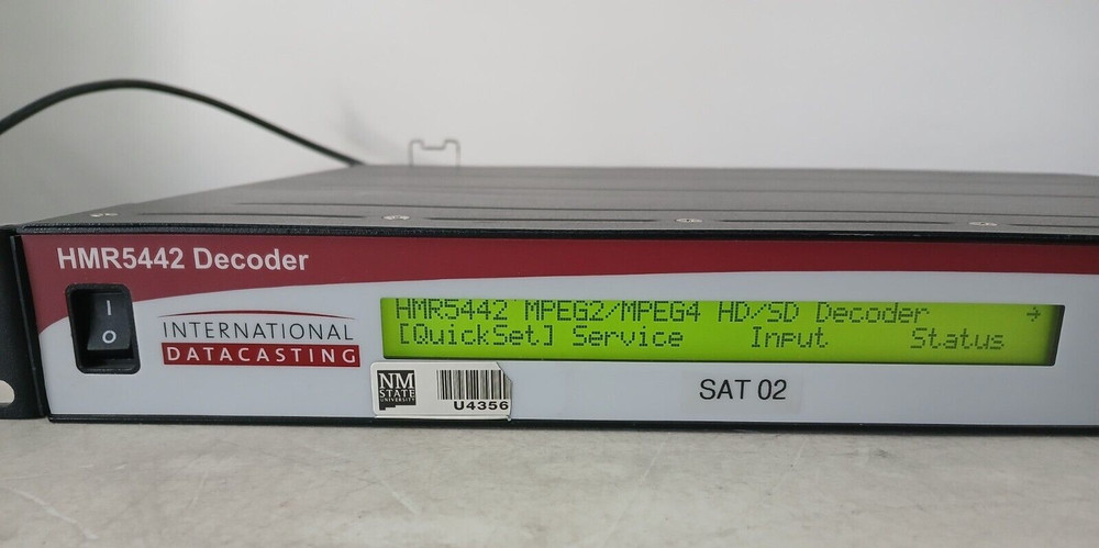 International Datacasting HMR5442 Decoder Video Receiver