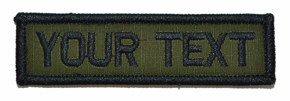 Custom 4x12 Military//Police Patch Hook Backing