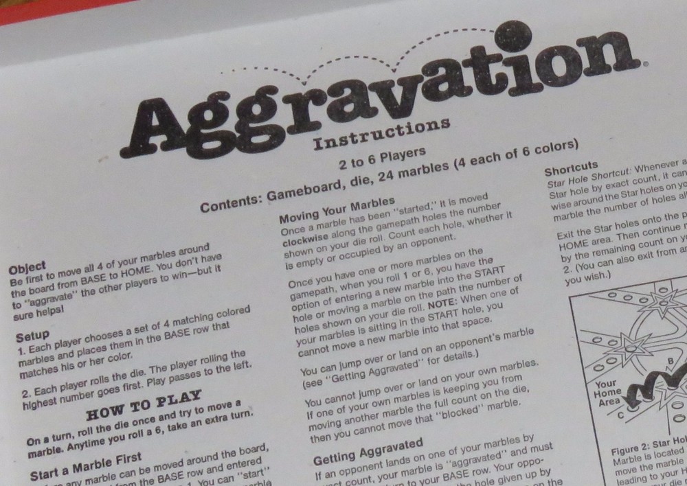 Vintage 1989 Milton Bradley Aggravation Board Game ... Complete & Nice