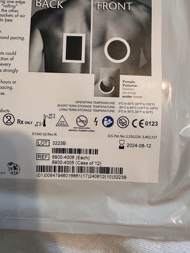 Zoll Pro-Padz Adult Multi-Function Electrodes Exp 8/2024