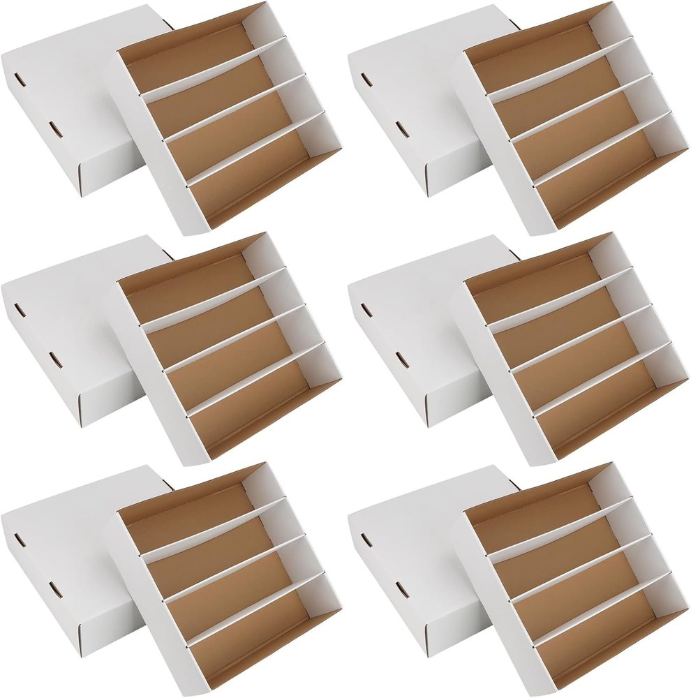 Trading Card Storage Box, 3120 Count, 6 Set