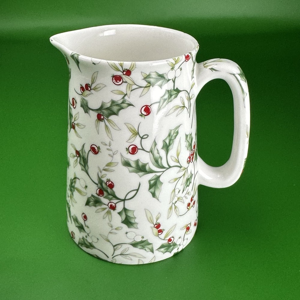Reflections  Fine Bone China Winterberry  Pitcher  small Gorgeous Pattern