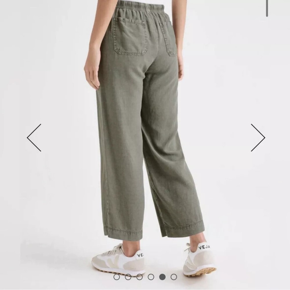 Splendid Women's Cropped Wide Leg Drawstring Pant