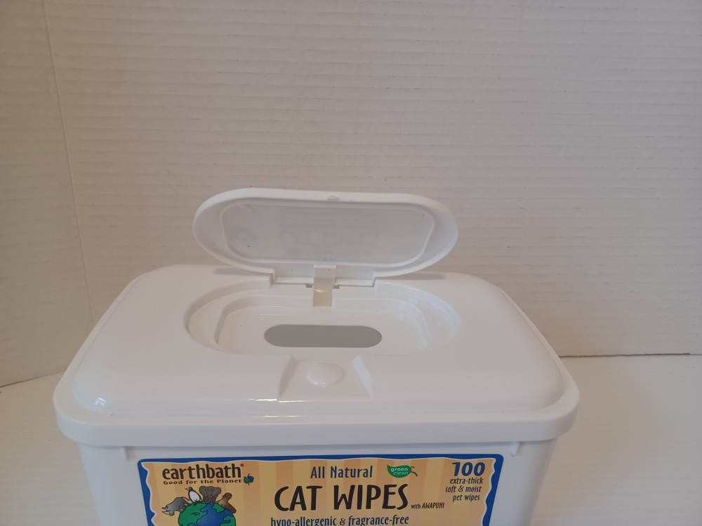Earthbath Wipe Box White Plastic