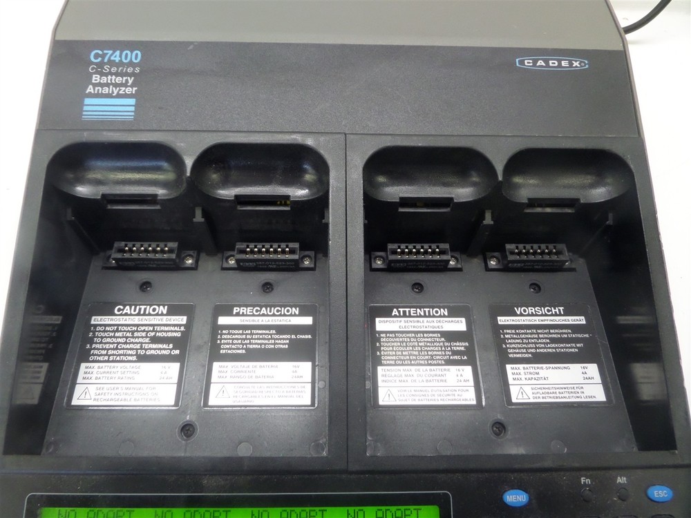 Cadex C-Series C7400 Battery Analyzer - No Adapters