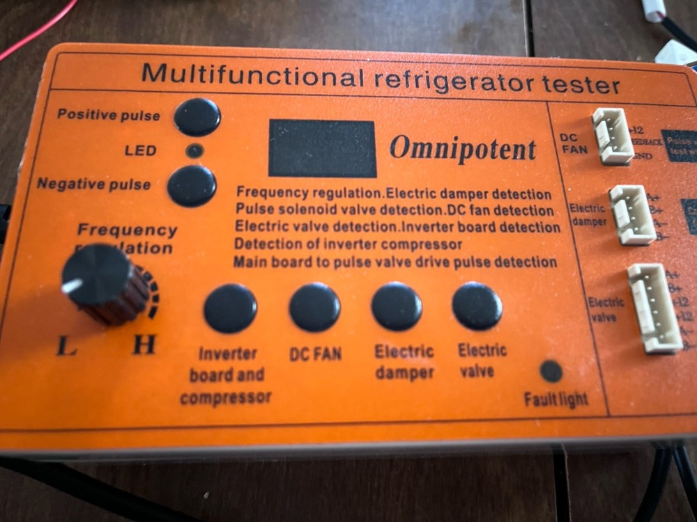 Multifunctional Refrigerator Compressor Tester - Pulse Solenoid Read Description