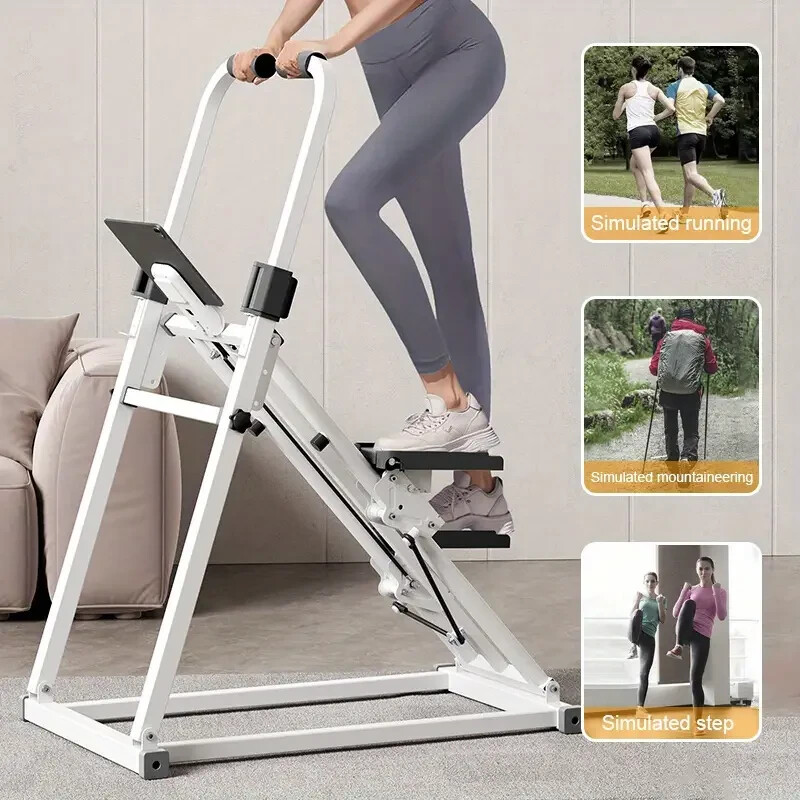 Compact Folding Vertical Climbing Stepper