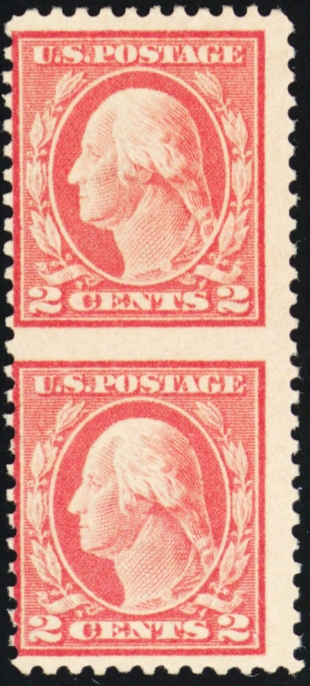 499, Mint LH 2¢ - Looks Like Imperforate Pair Error - Stuart Katz