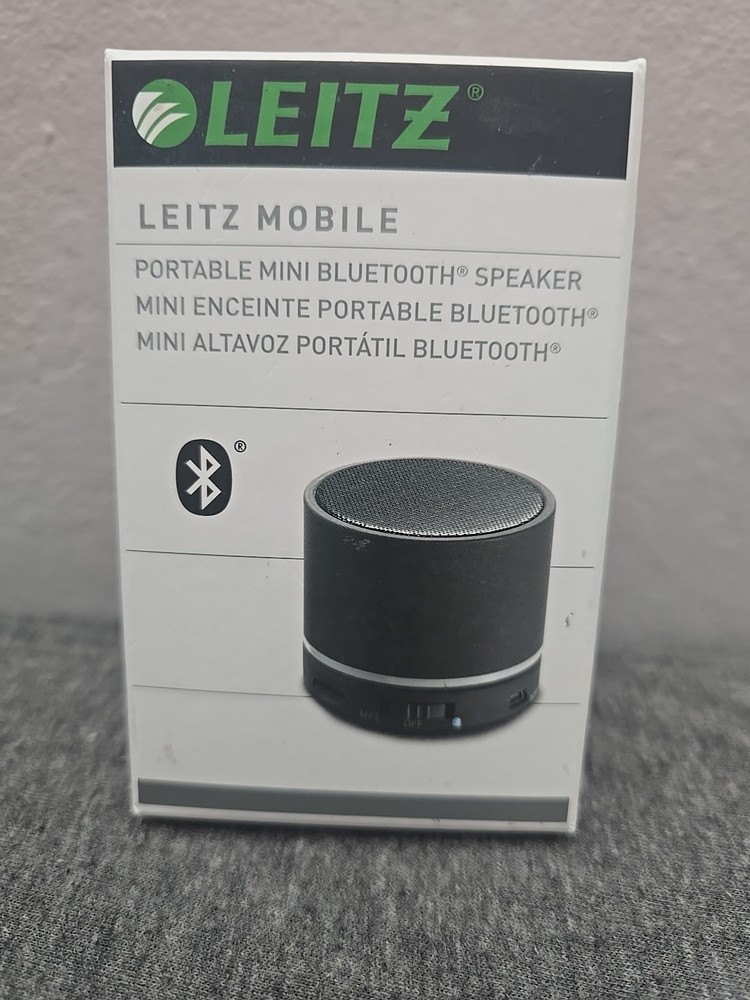 LEITZ MOBILE Portable Bluetooth Speakers. New In Box.