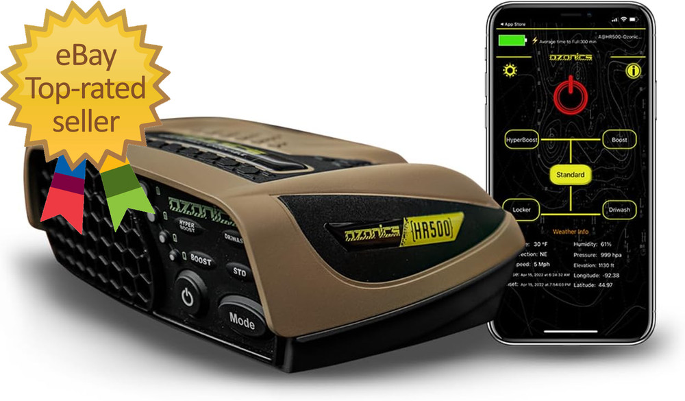 HR500 Scent Eliminator with New Hyperboost Mode