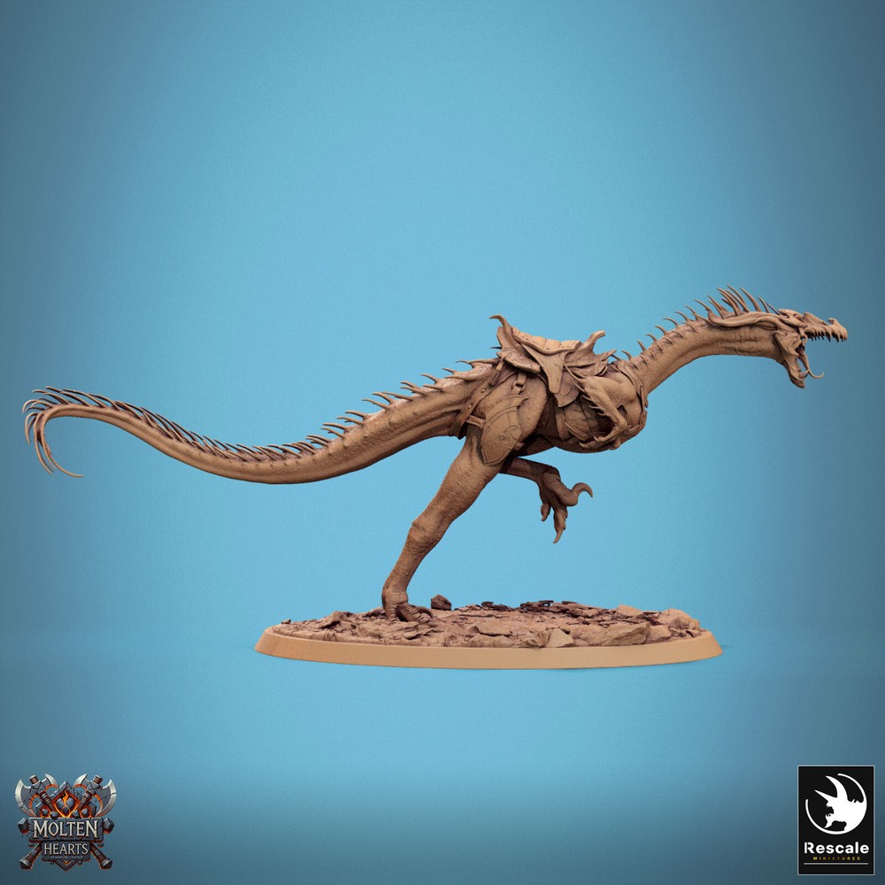 Rescale Miniatures D&D Molten Hearts Collection - Velocisaurus 15 Variations