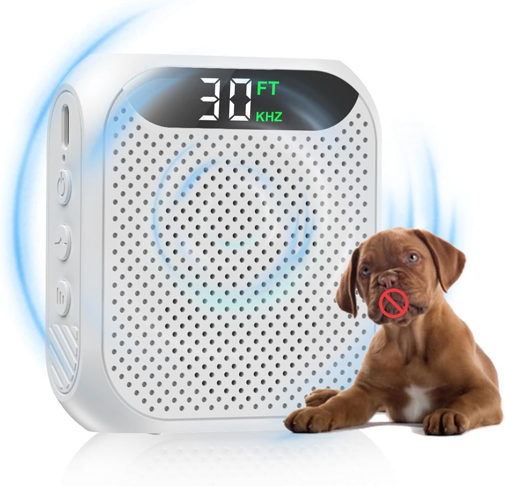 Anti Barking Devices 30FT Effective Range and 3 Adjustable Modes Rechargeable