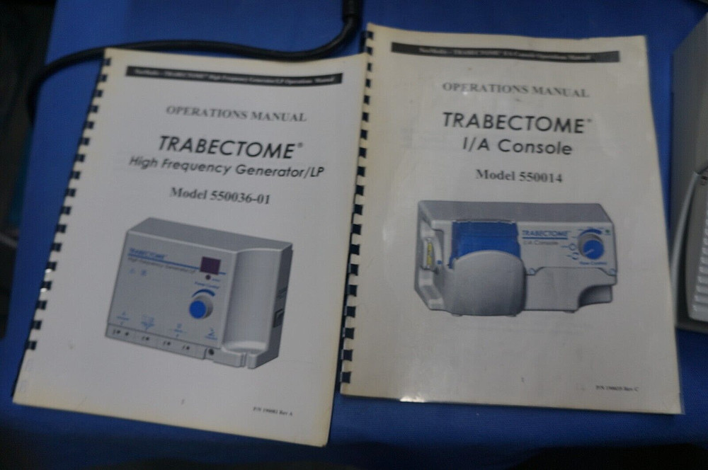 TRABECTOME HIGH FREQUENCY GENERATOR +CONSOLE+FOOTSWITCH