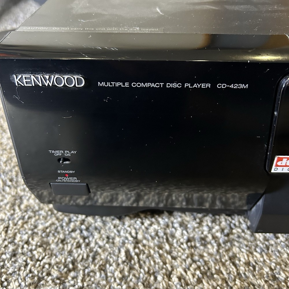 Kenwood CD-423M Multiple Compact Disc Player - No Remote