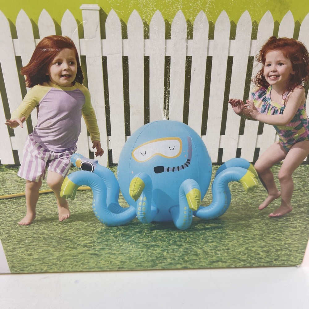 Sun Squad Inflatable Octopus Sprinkler PLAY FUN SPRINKLER